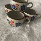4 vintage cups