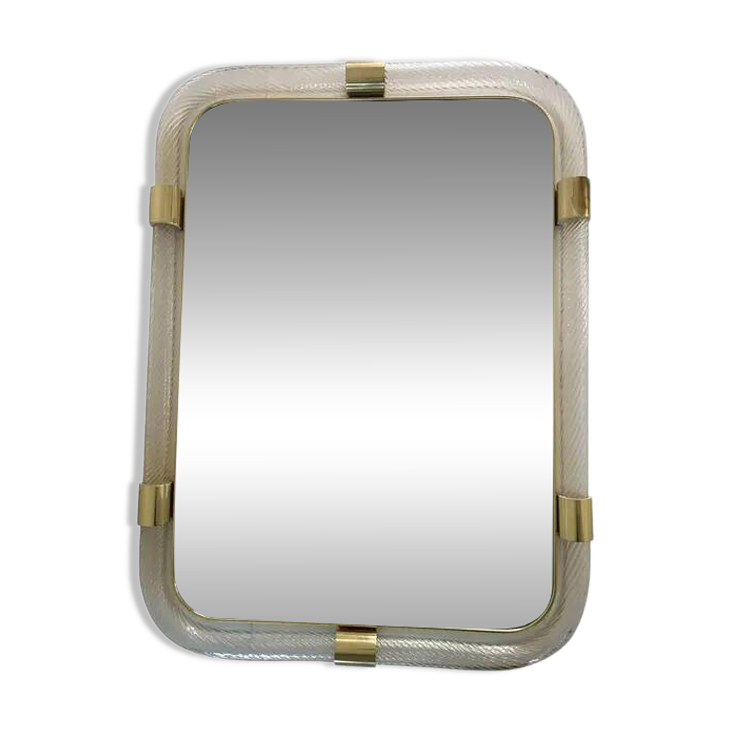 Handcrafted Italian Murano Torchon Wall Mirror by Simoeng for Simoeng