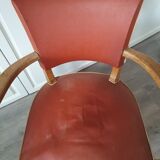 Vintage wooden armchair