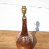 Lampe à poser grès vernissée, lampe de chevet, lampe d'appoint