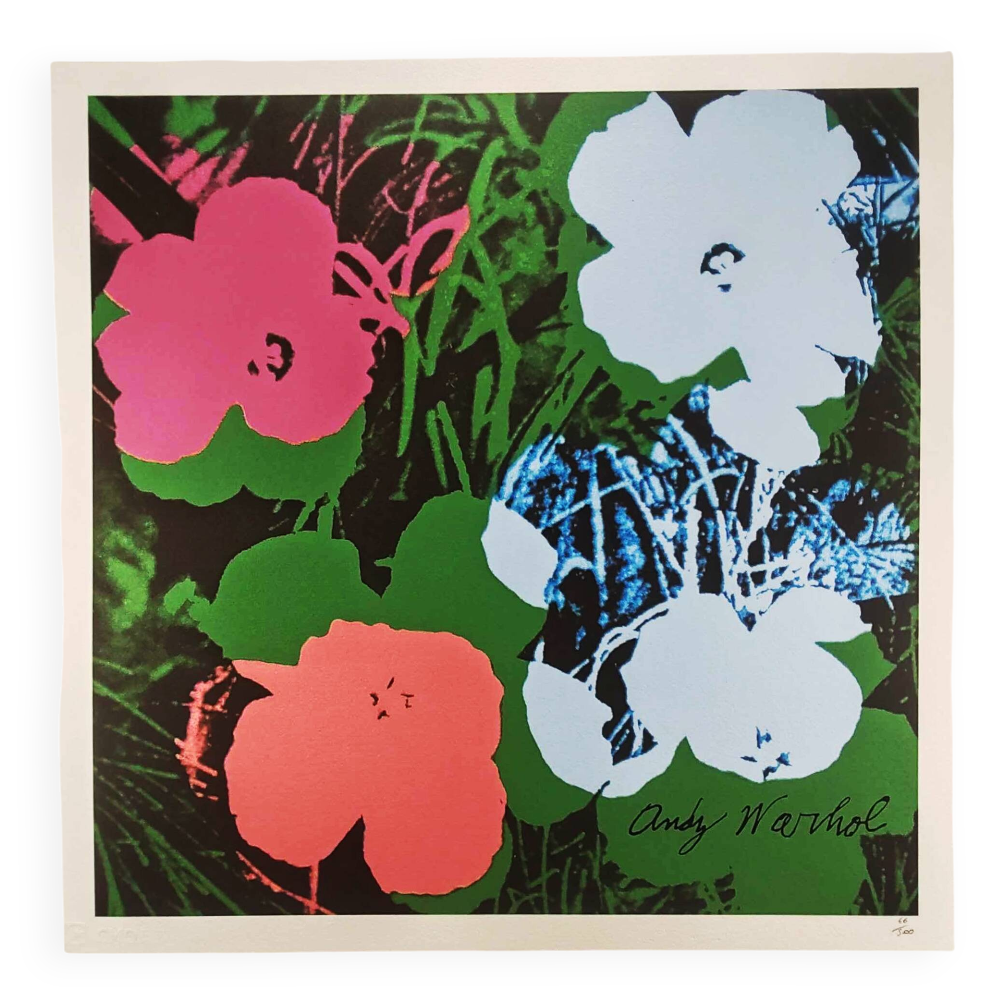 1980 Andy Warhol "Flowers" Limited Edition Lithograph by CMOA.