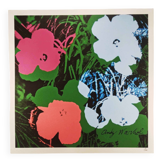 1980 Andy Warhol "Flowers" Limited Edition Lithograph by CMOA.
