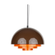 Danish vintage pendant lamp Milieu by Jo Hammerborg, Fog og Morup, 1970s
