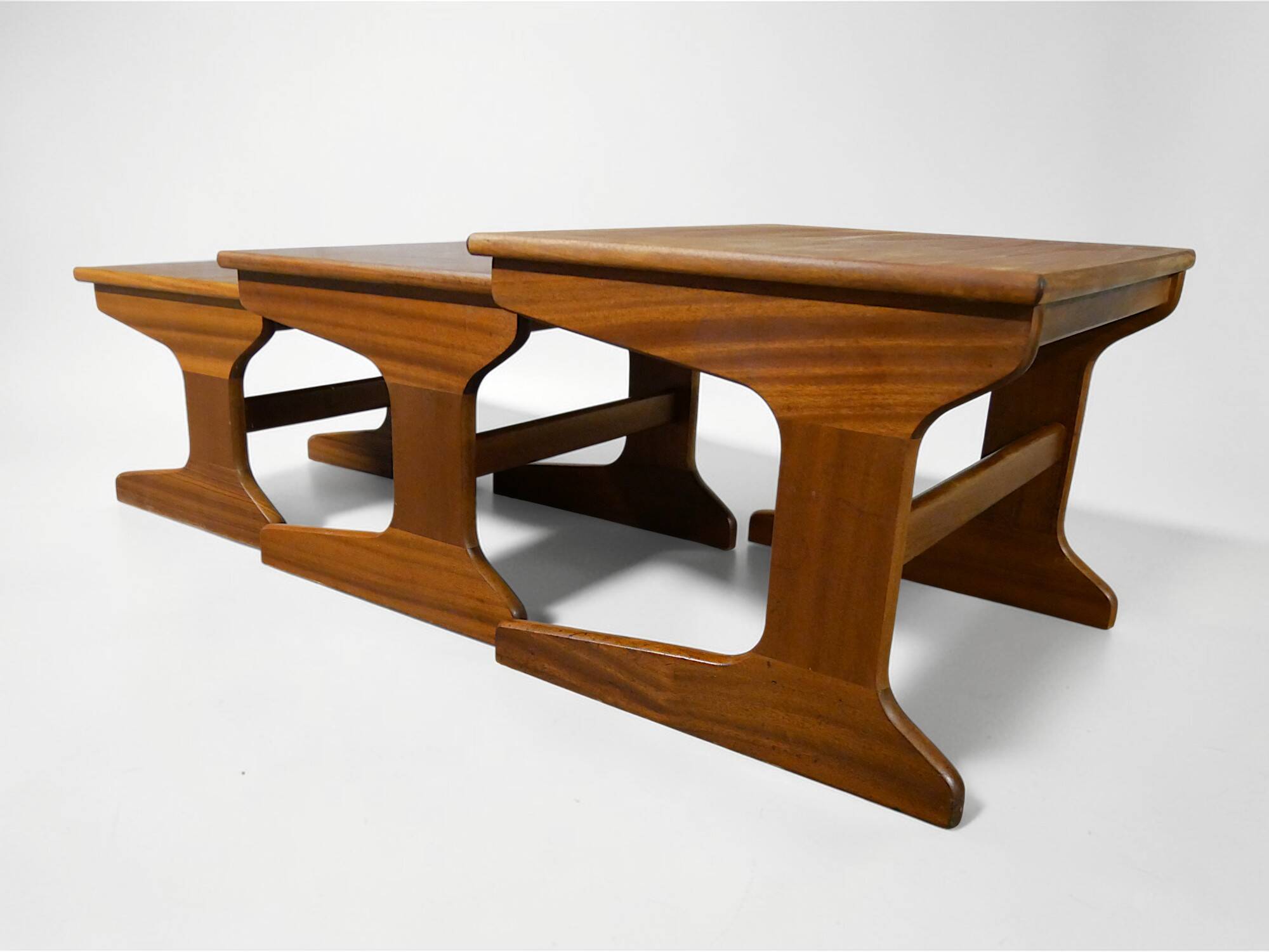 Portwood nesting table from Stockport in teak - vintage 1960s 1970s