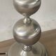 Brushed aluminium lamp 43cm 1970s