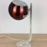 Lampe space age eyeball années 70, rouge