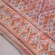 Tapis marocain vintage rose 205 x 303 cm, tapis en laine berbère, tapis berbère boho