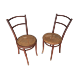 2 chaises cannées Josef Hoffmann