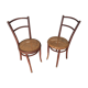 2 chairs canned Josef Hoffmann
