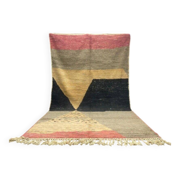 Traditional handmade pure wool Berber rug size 150 x 250 cm