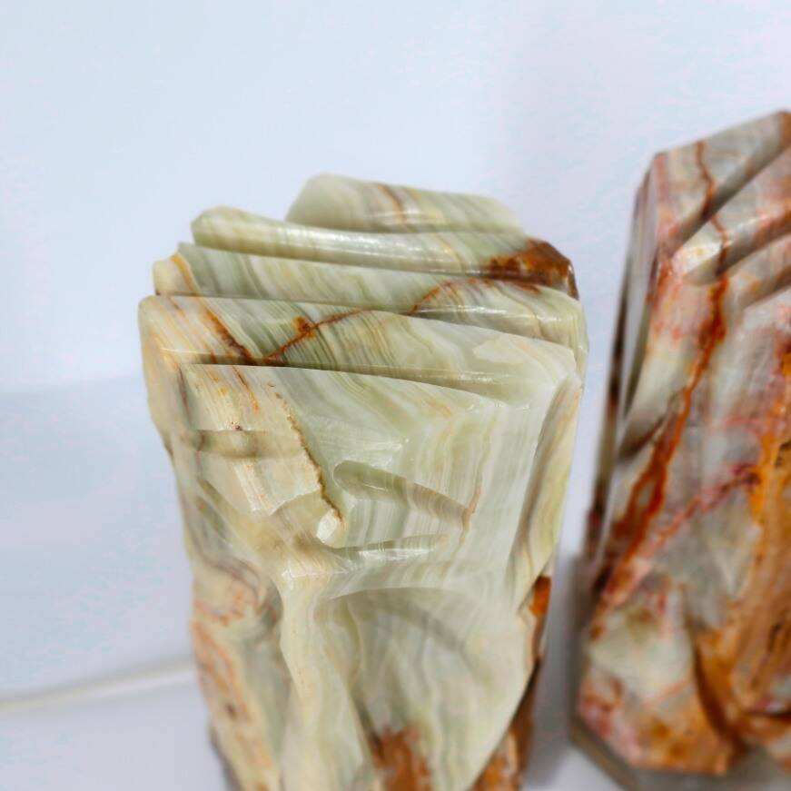 Pair of Onyx Bedside Lamps