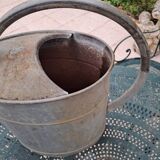 Old zinc watering can
