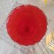Vase soliflore en verre soufflé rouge ruby