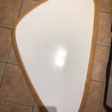 Coffee table small red edition white lacquer