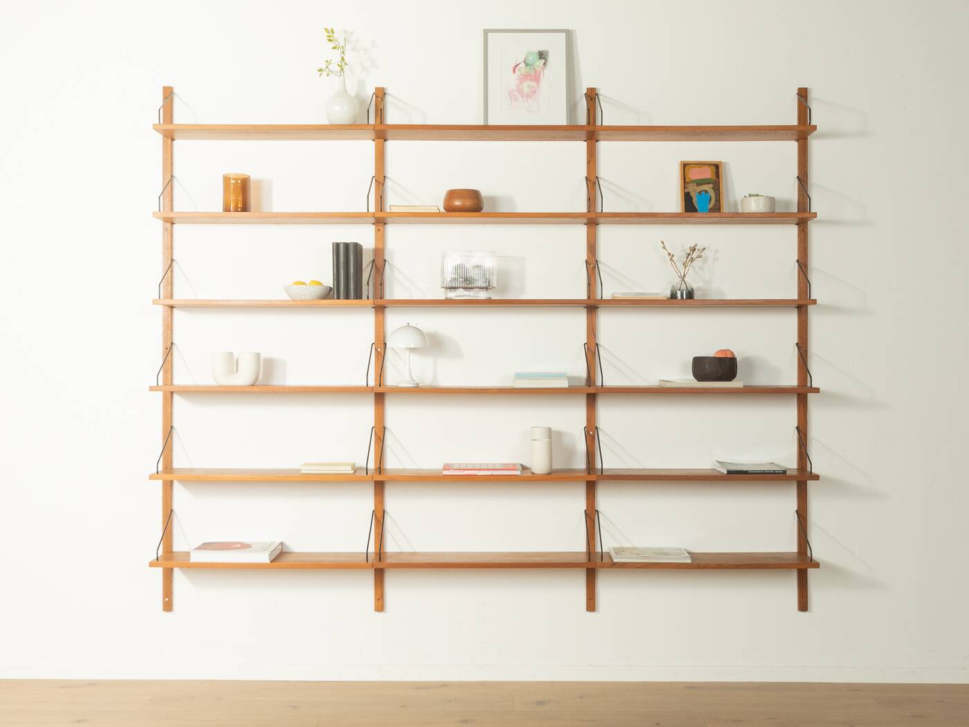Classic wall shelf by Poul Cadovius for Cado, 1950s, teak veneer