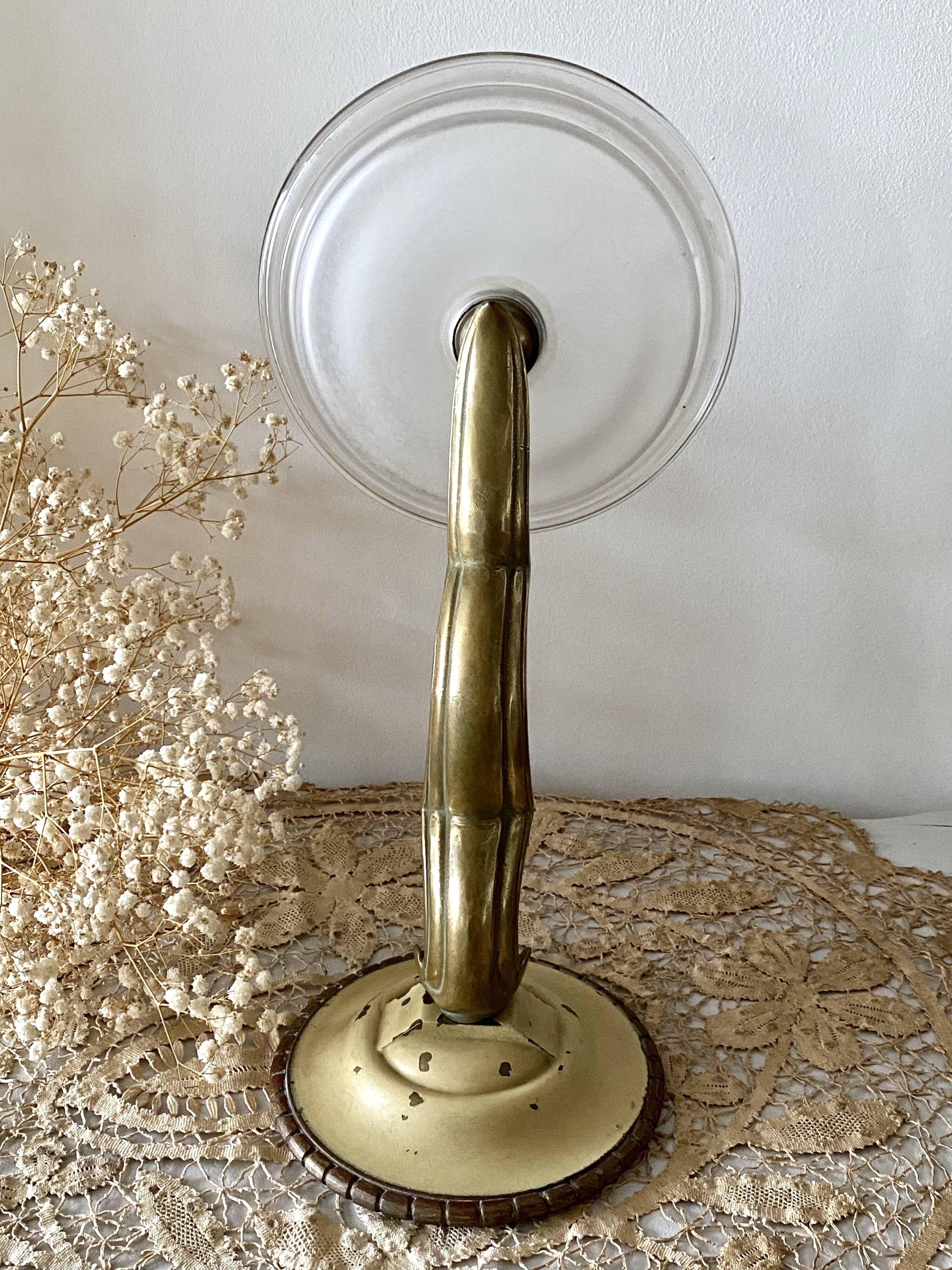 1930s bronze wall light