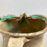 Vase pitcher 18th Italian glazed earth of Vietri Amalfi