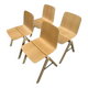 Set of 4 stackable chairs, Ronan & Erwan Bouroullec for HAY Copenhagen.