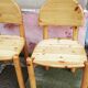 Série de 6 chaises en pin de Rainer Daumiller