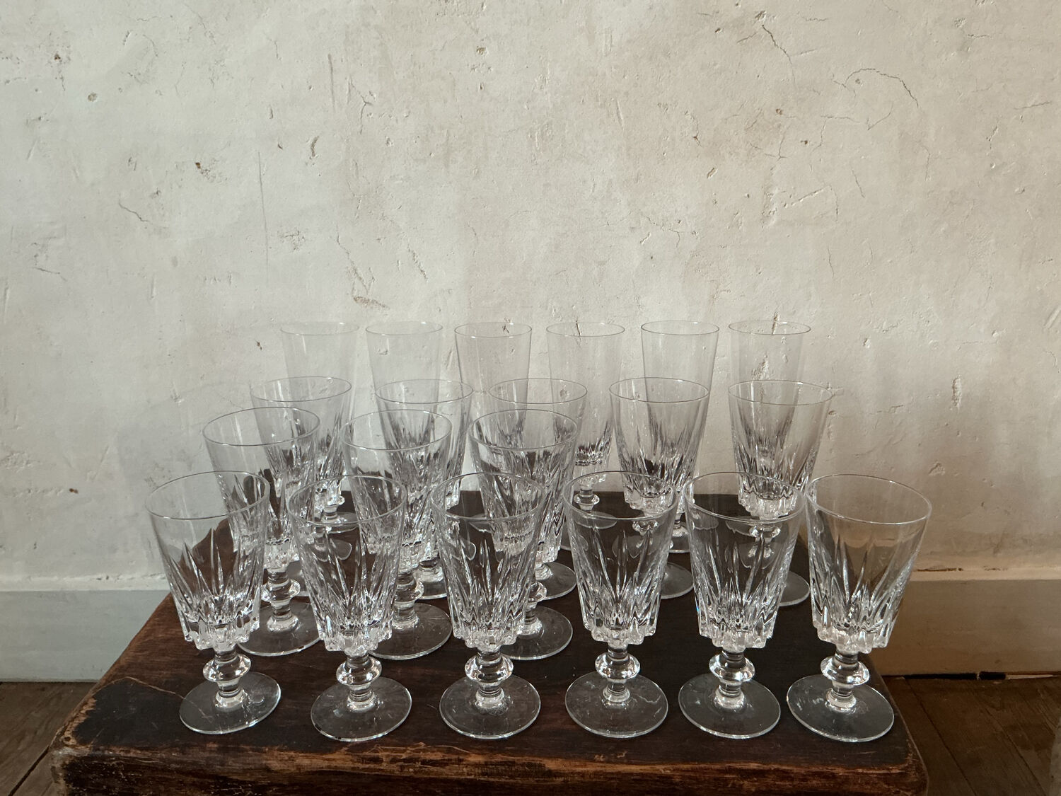 Baccarat crystal service