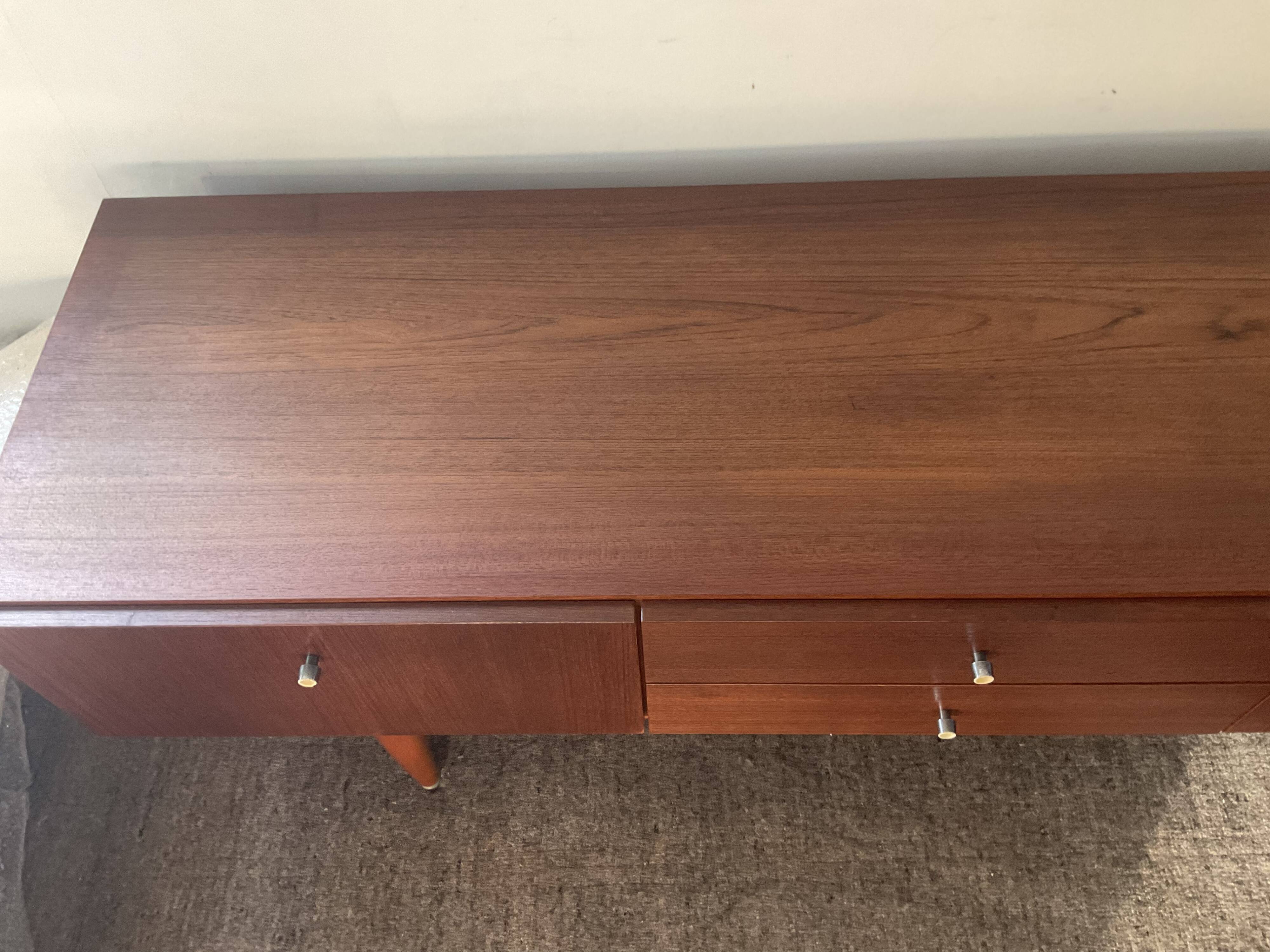 Scandinavian teak row from the 60s and 70s