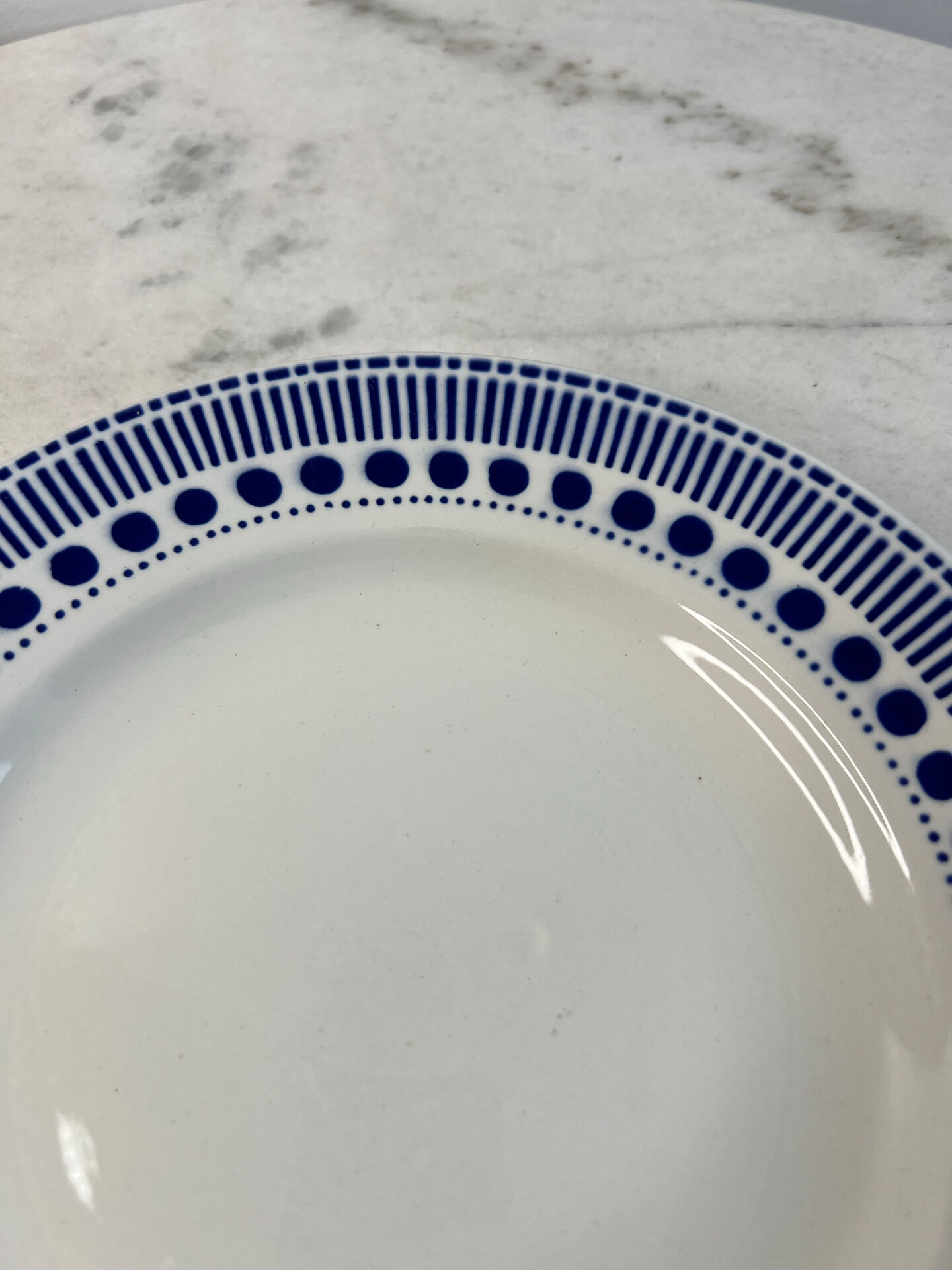 Assiette plate Sarreguemines collection Béatrice