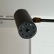 Vintage black metal wall lamp 1950s