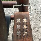Fauteuils Safari en cuir années 1960