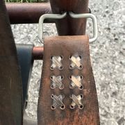 Fauteuils Safari en cuir années 1960