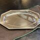 Silver-plated metal tray Christofle model Villars