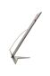 1990s Space Age lamp, nickel-plated brass and aluminium, 40 cm