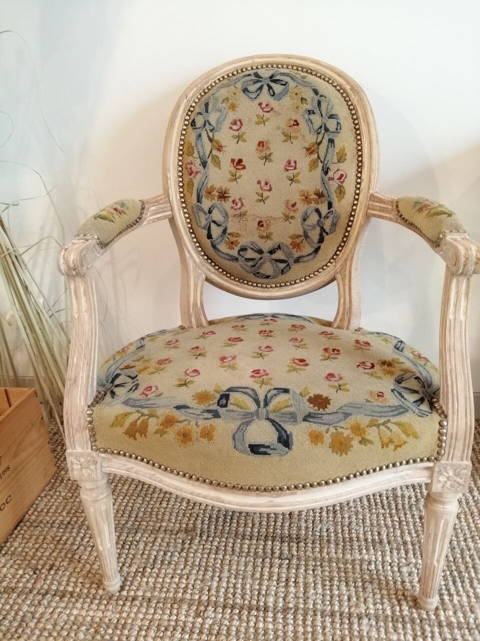 Pair of Louis XVI period armchairs