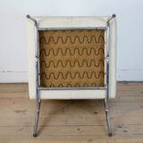 Pair of 60s heaters, steel and wool, France