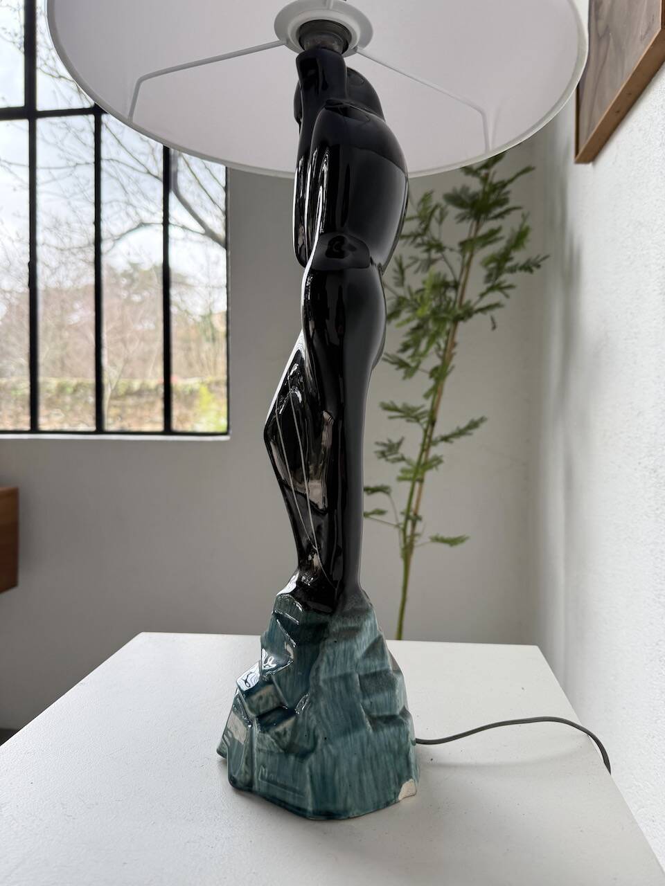 Monaco Monacera "woman" ceramic table lamp