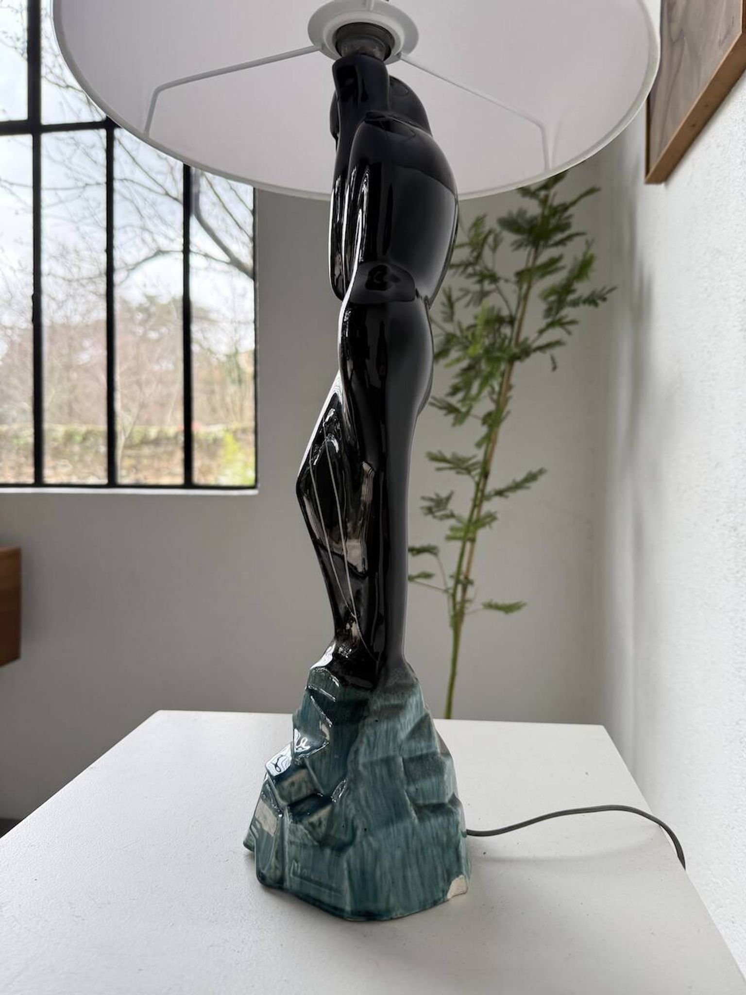 Monaco Monacera "woman" ceramic table lamp