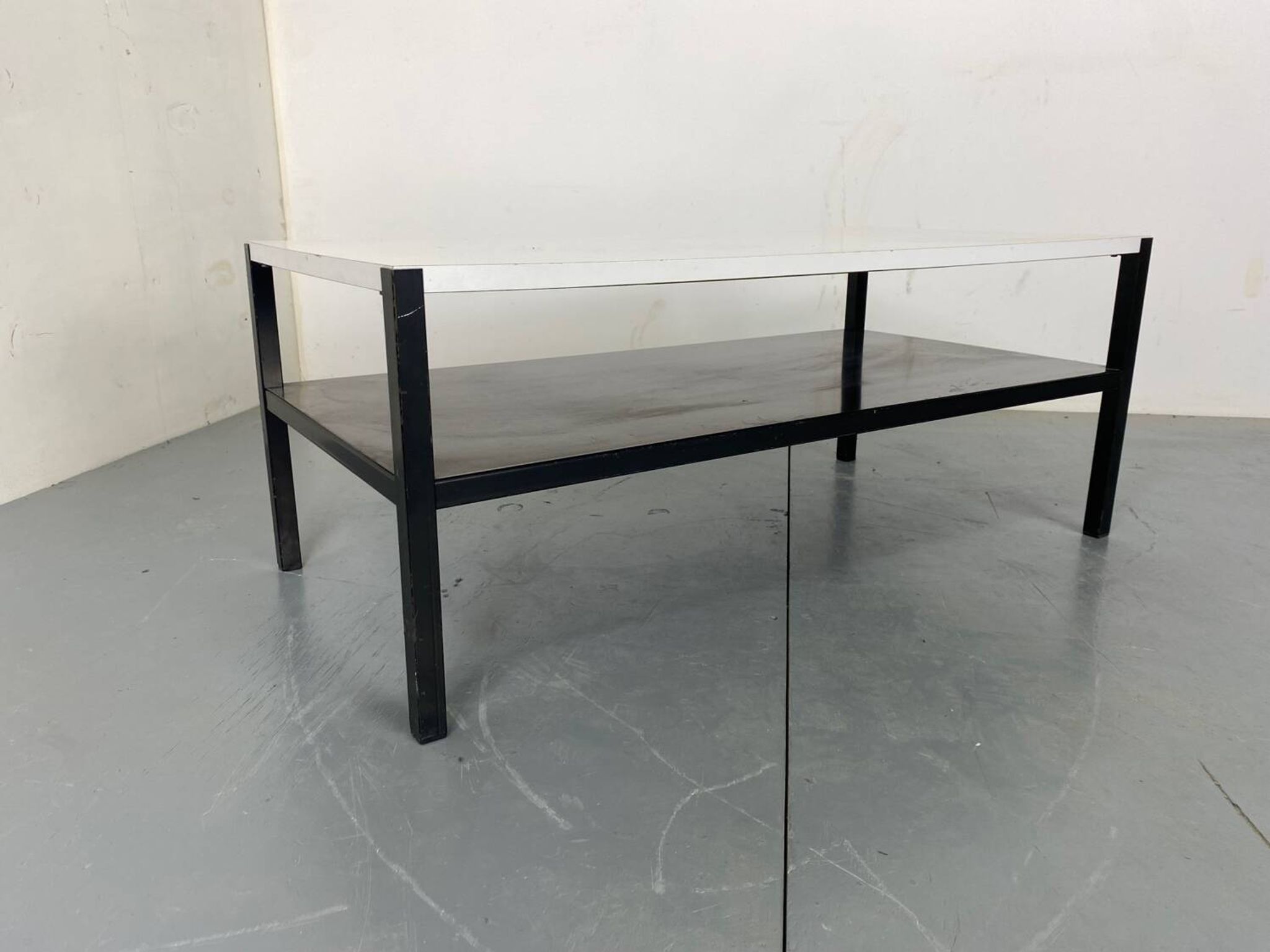 Mid Century Modernist Black and White coffee table by Wim Rietveld, 1960s
