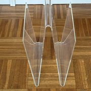 Vintage plexiglass magazine rack