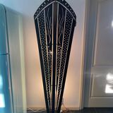 Art deco Cooper brass floor lamp