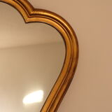 Gilded mirror XXL style Rocaille Louis XV