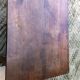 Antique chestnut farmhouse table with 3 drawers on the front.