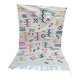 Moroccan Berber rug in hand-woven wool