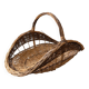 Panier à bûches en osier