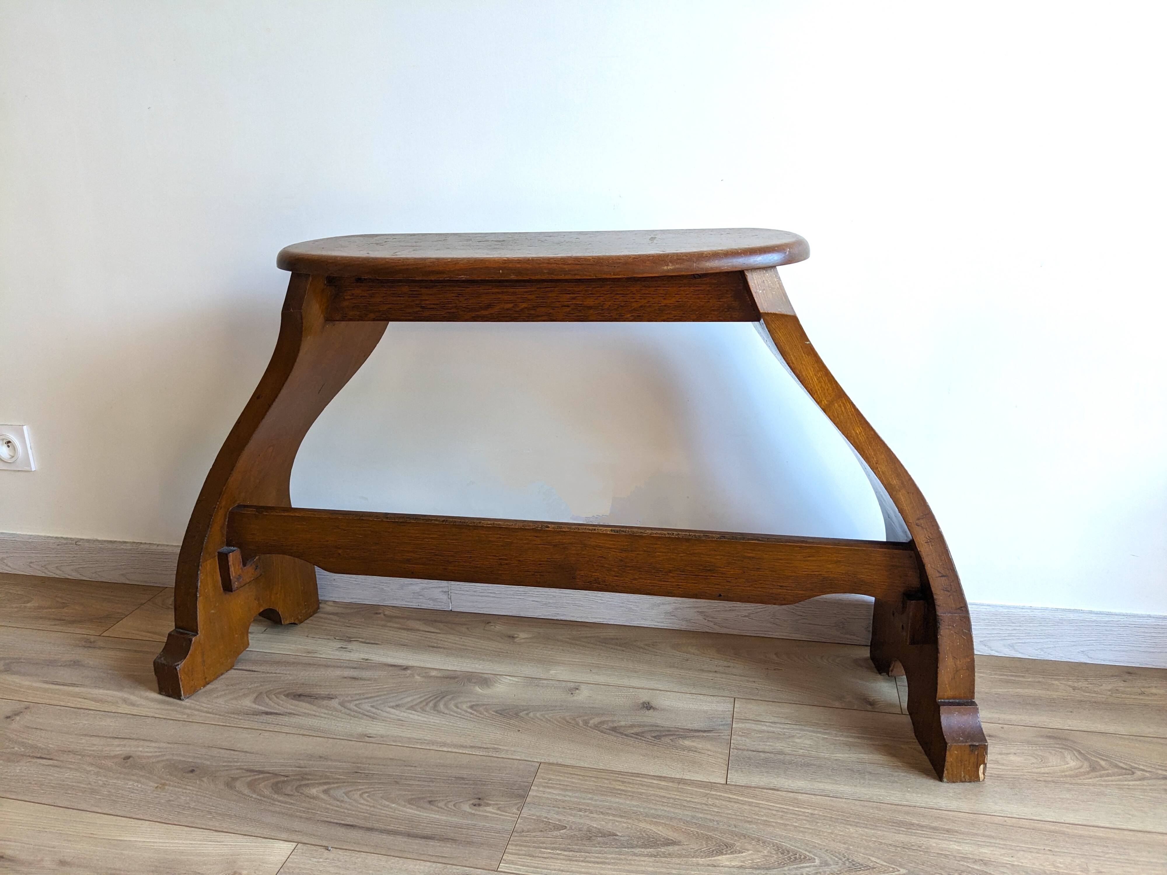 Banc d’orgue ancien en chêne – époque Art nouveau vers 1900