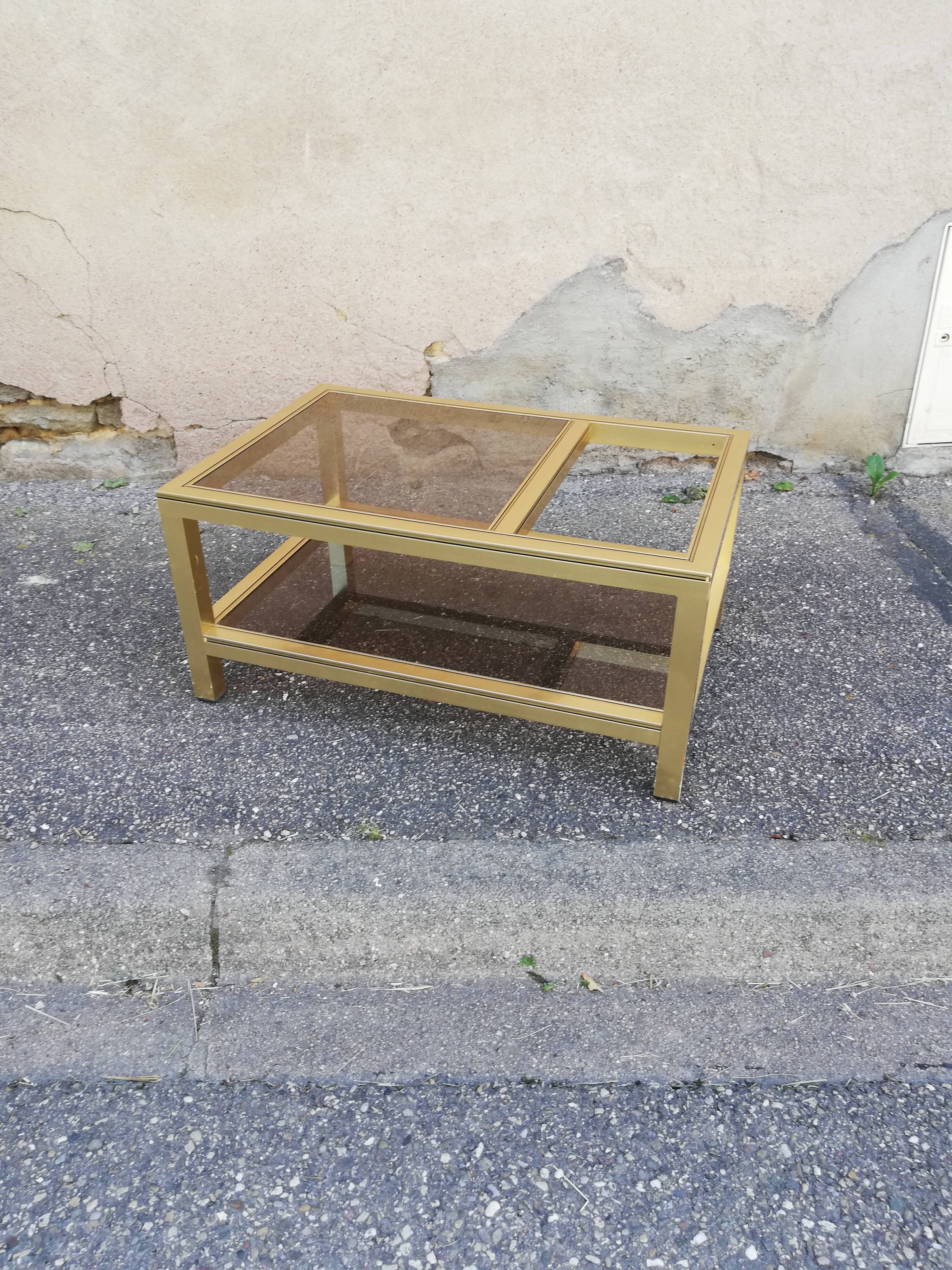 Table basse vintage 2 plateaux