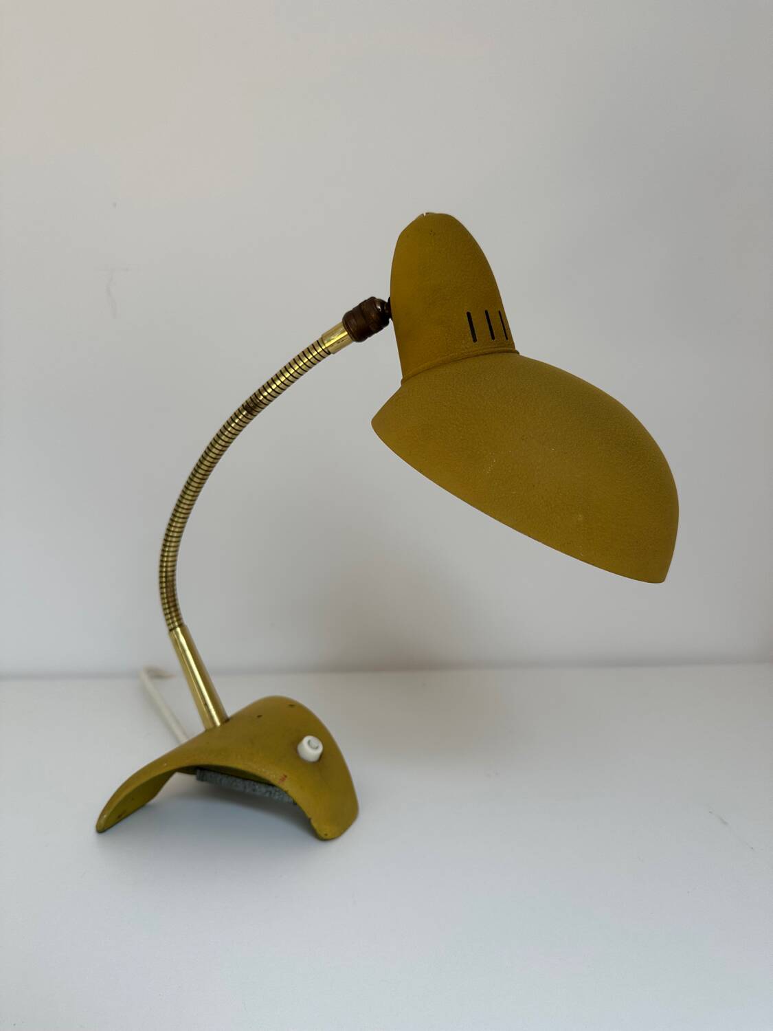 Articulated table lamp by Jean Boris Lacroix 1950 vintage