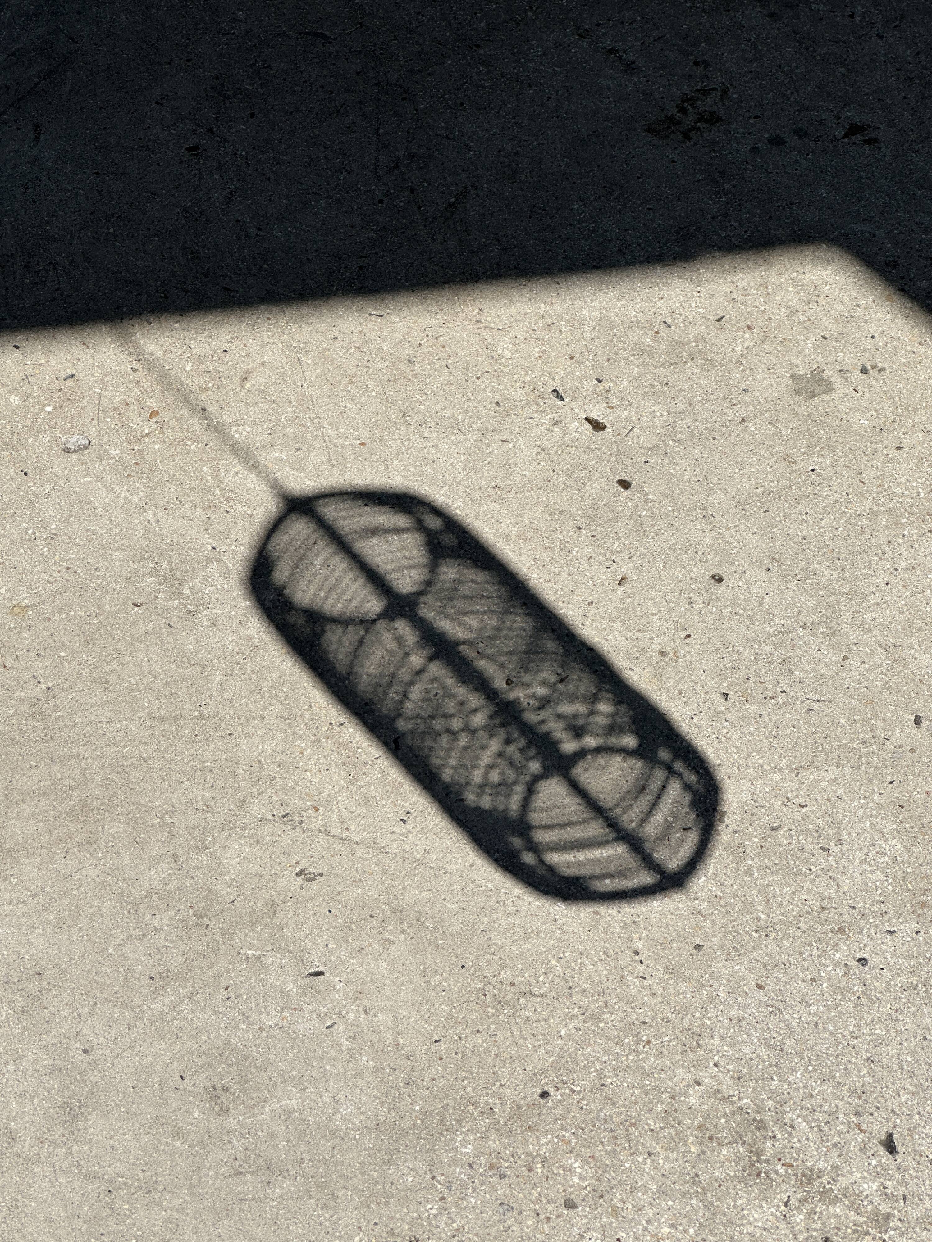 Small lantern-shaped rattan suspension H35 D15