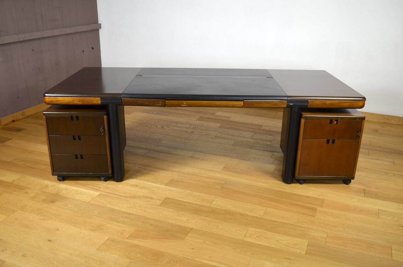 Énorme Bureau de Direction Édition Faram Italy Vintage 1980