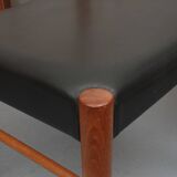 Set of 6 dining chairs teak, H.W. Klein for Bramin