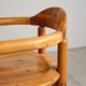 Brutalist table and 6 chairs, Rainer Daumiller, Denmark, 1970s.