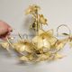 Vintage chandelier style 1960-1970 Murano, glass flowers